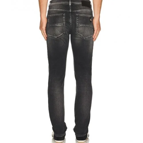 Jeans AMIRI, Snake Thrasher Skinny Jeans, Negru