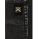 Jeans AMIRI, Snake Thrasher Skinny Jeans, Negru - AMBMJE1099926