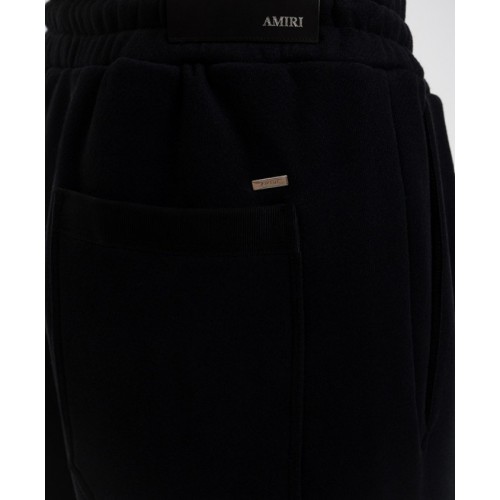 Pantaloni AMIRI, Black Varsity Logo Insulated Track Pants