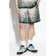 Bermude AMIRI, GREEN Silk shorts - AMBMSO1036900