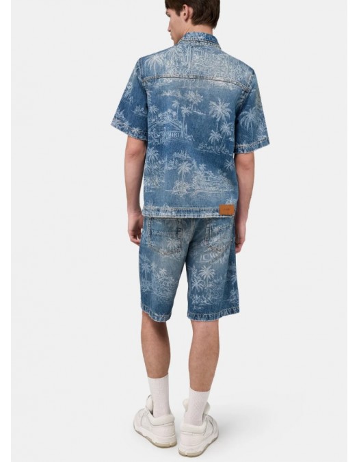 Bermude AMIRI, CHATEAU PALMS DENIM SHORT - AMBMSO1049922