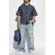 Jeans AMIRI, Logo Print, Style, Blue - AMDNGH1094FADEDINDIGO Jeans AMIRI, Logo Print, Style, Blue - AMDNGH1094FADEDINDIGO