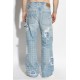 Jeans AMIRI, Logo Print, Style, Blue - AMDNGH1094FADEDINDIGO Jeans AMIRI, Logo Print, Style, Blue - AMDNGH1094FADEDINDIGO