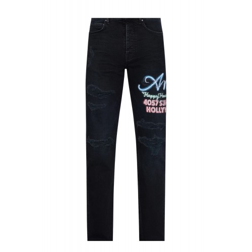Jeans AMIRI, Neon lights slim jean, Black Jeans AMIRI, Neon lights slim jean, Black