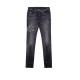 Jeans AMIRI,  Black Staggered Logo - SY1007FADEDBLACK