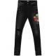 Jeans AMIRI, Patch-detailing skinny jeans - AMDNSY1130AGEDBLACK