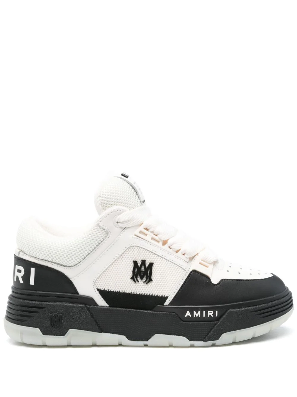 Sneakers AMIRI, MA-1, Panda, New Tech Leather, White