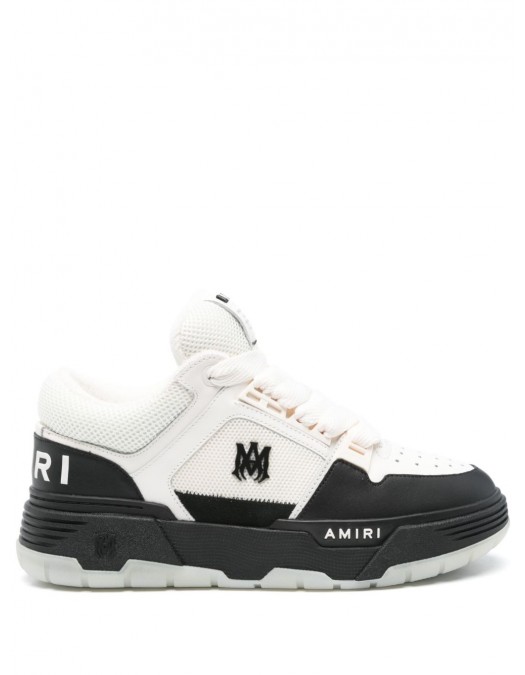 Sneakers AMIRI, MA-1, Panda, New Tech Leather, White - AMFOSR1084001