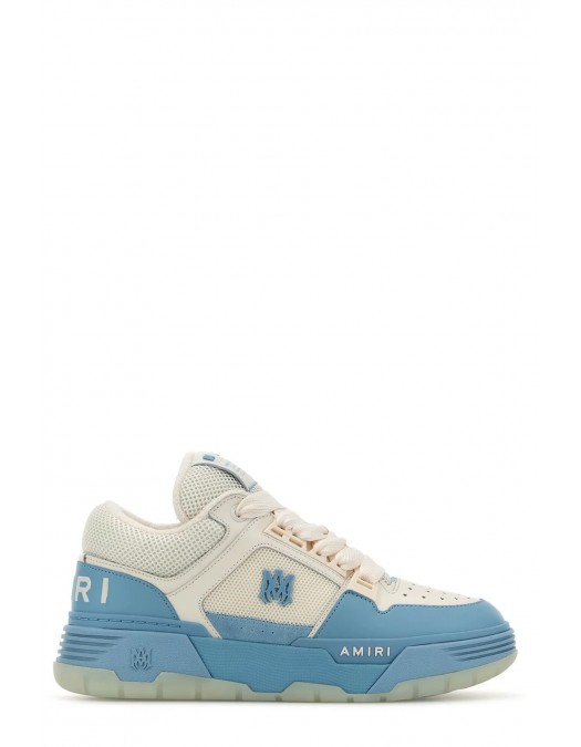 Sneakers AMIRI, MA-1 Design, Blue Details, White - AMFOSR1084509