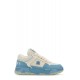 Sneakers AMIRI, MA-1 Design, Blue Details, White - AMFOSR1084509