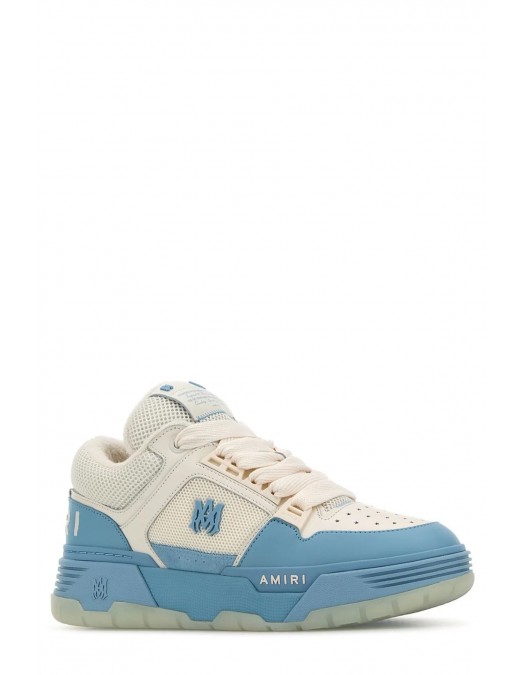 Sneakers AMIRI, MA-1 Design, Blue Details, White - AMFOSR1084509