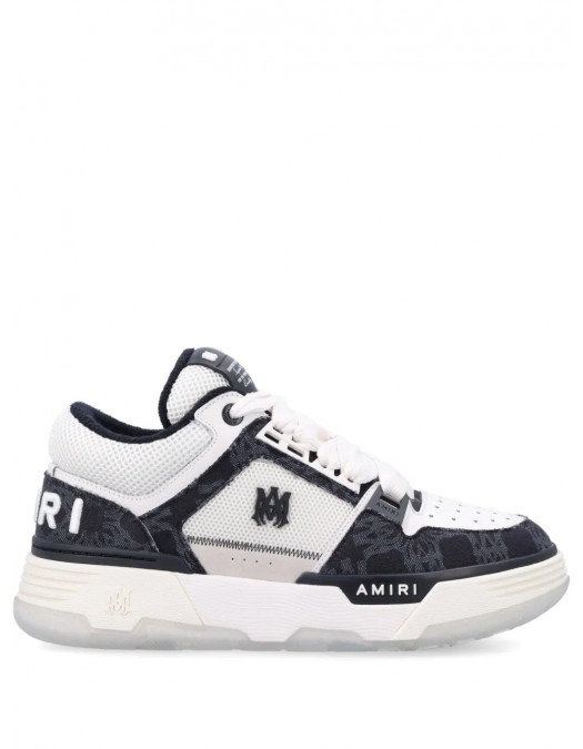 Sneakers AMIRI, MA-1 Quad, Black Details, White - AMFOSR1085BLACK