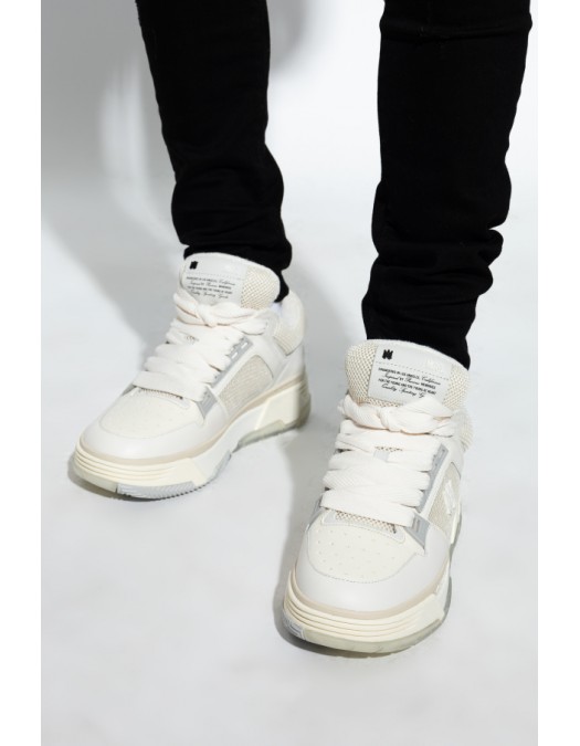 Sneakers AMIRI, MA-1, Grey Details, White - AMFOSR1097ALABASTER