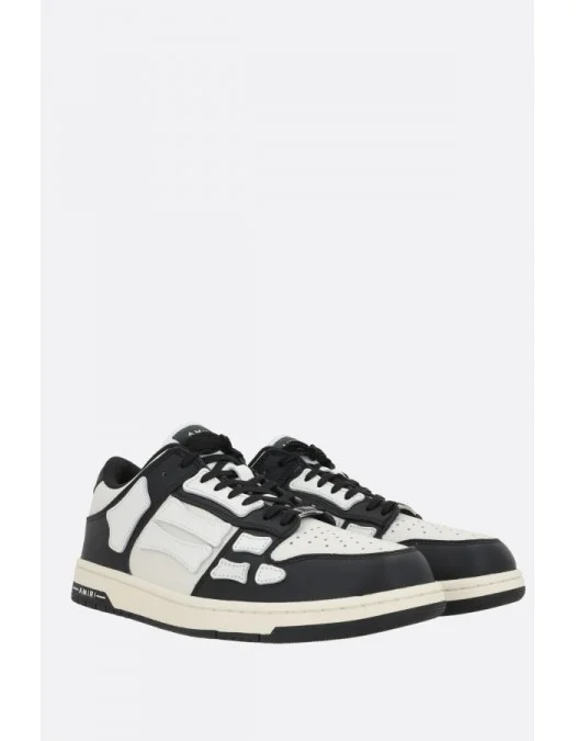 Sneakers AMIRI, SKEL-TOP LOW, Black/White - AMFOSR1098004