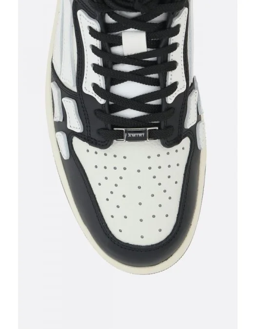 Sneakers AMIRI, SKEL-TOP LOW, Black/White - AMFOSR1098004