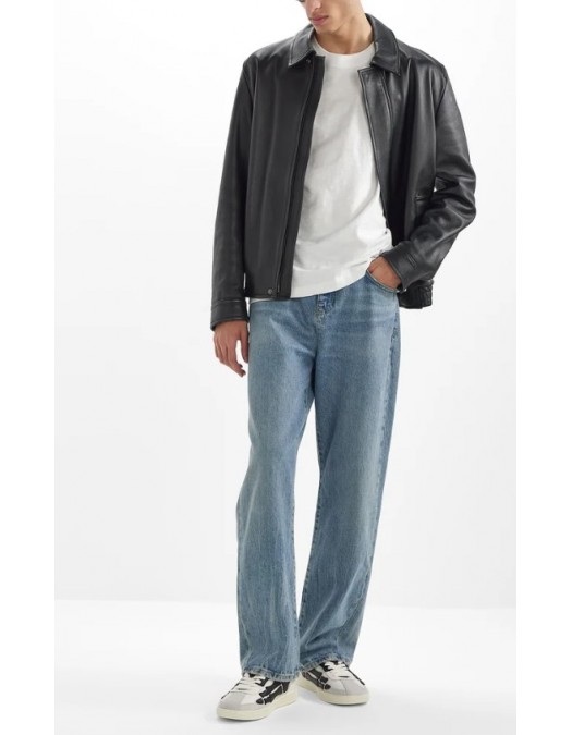 Sneakers AMIRI, Pacific Bones Design, White, Black - AMFOSR1126BLACK