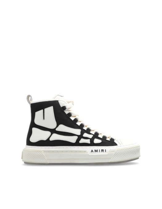 Sneakers AMIRI, High Top, Skel Court Hi, Men, Black - AMFOSR1149BLACK Sneakers AMIRI, High Top, Skel Court Hi, Men, Black - AMFOSR1149BLACK