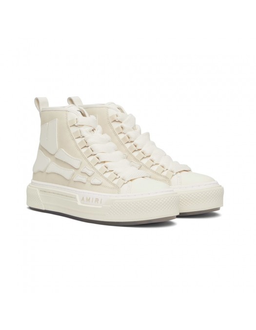 Sneakers AMIRI, High Top, Skel Court Hi, Men, Beige - AMFOSR1149BIRCH Sneakers AMIRI, High Top, Skel Court Hi, Men, Beige - AMFOSR1149BIRCH