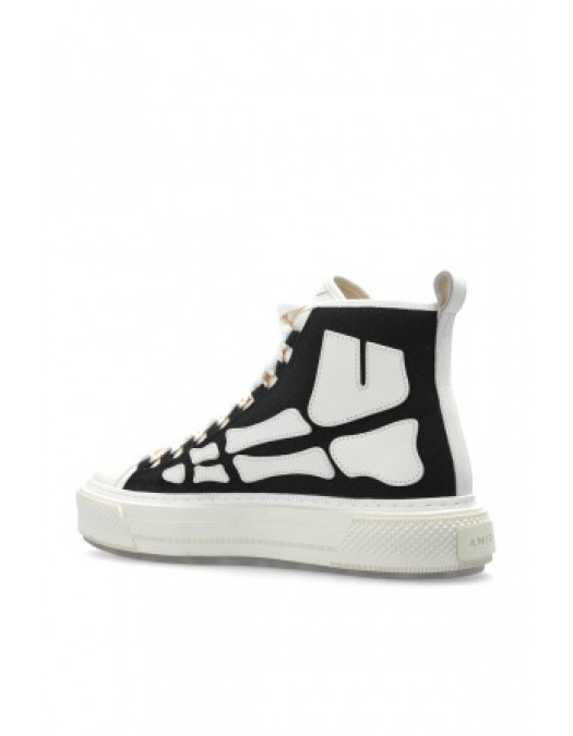 Sneakers AMIRI, High Top, Skel Court Hi, Men, Black - AMFOSR1149BLACK Sneakers AMIRI, High Top, Skel Court Hi, Men, Black - AMFOSR1149BLACK