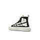 Sneakers AMIRI, High Top, Skel Court Hi, Men, Black - AMFOSR1149BLACK Sneakers AMIRI, High Top, Skel Court Hi, Men, Black - AMFOSR1149BLACK