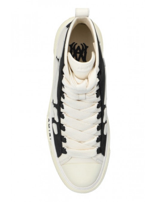 Sneakers AMIRI, High Top, Skel Court Hi, Men, Black - AMFOSR1149BLACK Sneakers AMIRI, High Top, Skel Court Hi, Men, Black - AMFOSR1149BLACK