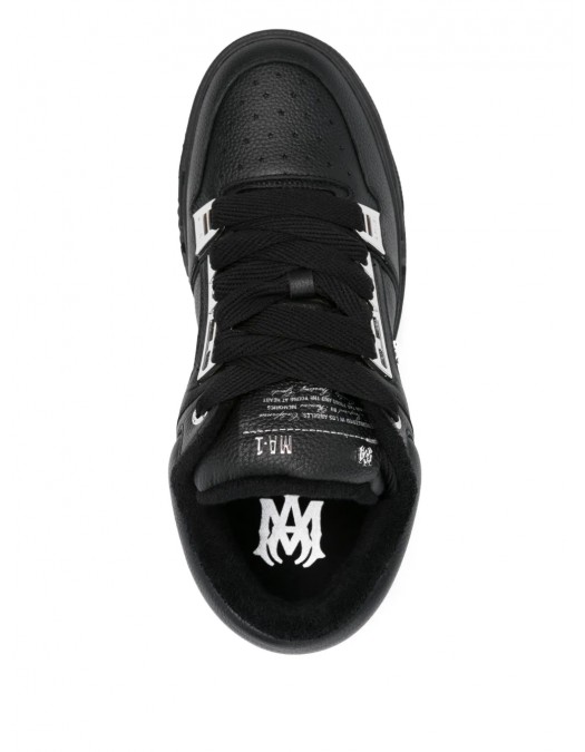 Sneakers AMIRI, MA-1, Metallic, Lace Up, Men, Black - AMFOSR1152BLACK