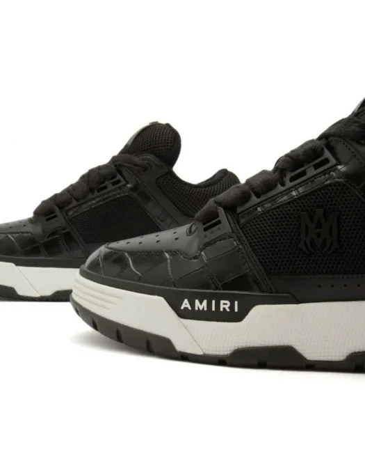 Sneakers AMIRI, Croc Debossed MA-1, Croco, Black - AMFOSR1172BLACK