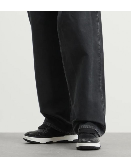Sneakers AMIRI, Croc Debossed MA-1, Croco, Black - AMFOSR1172BLACK