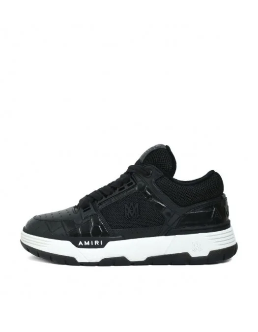 Sneakers AMIRI, Croc Debossed MA-1, Croco, Black - AMFOSR1172BLACK