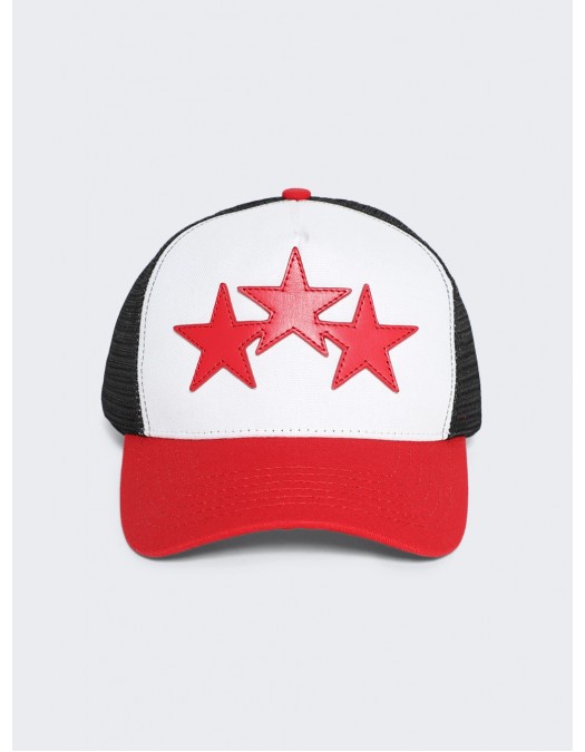 Sapca AMIRI, Stars Insert, Trucker Style, Red - AMHATR1007610