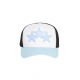 Sapca AMIRI, Trucker Design, Baby Blue Stars, White - AMHATR1007504UNI