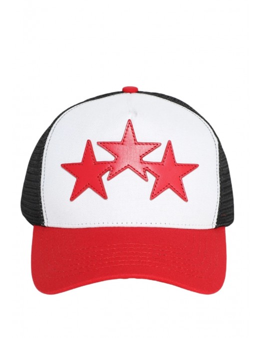 Sapca AMIRI, Stars Insert, Trucker Style, Red - AMHATR1007610