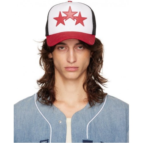 Sapca AMIRI, Stars Insert, Trucker Style, Red