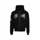 Hanorac AMIRI, Music Club, Zip Up, Black - AMJYHD1109BLACK