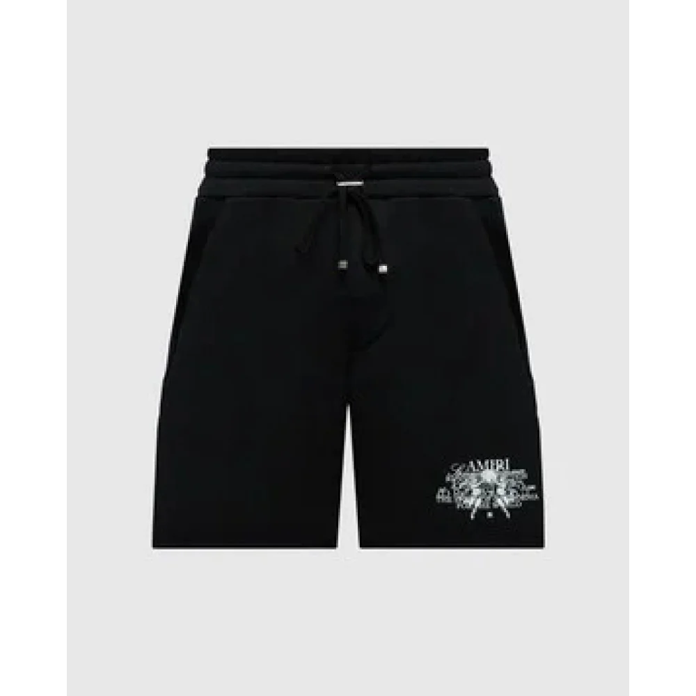 Pantaloni scurti AMIRI, Print Frontal - AMJYSH1002BLACK - Capodopera12 Pantaloni scurti AMIRI, Print Frontal - AMJYSH1002BLACK - Capodopera12