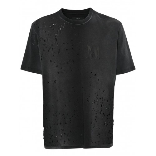TRICOU AMIRI, Logo Shotgun, Faded Black TRICOU AMIRI, Logo Shotgun, Faded Black