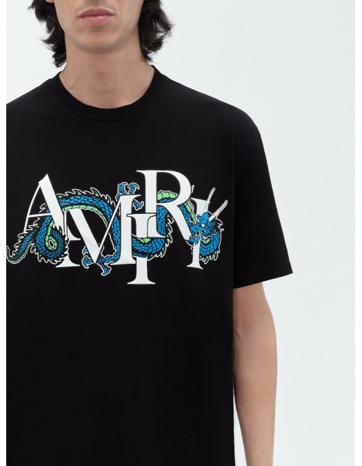 TRICOU AMIRI, Cny Dragon Tee, Black - AMJYTE1004BLACK