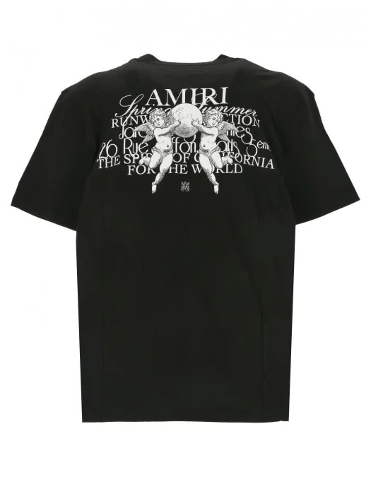Tricou Amiri , Frontal Print, AMJYTE1027BLACK - AMJYTE1027BLACK Tricou Amiri , Frontal Print, AMJYTE1027BLACK - AMJYTE1027BLACK