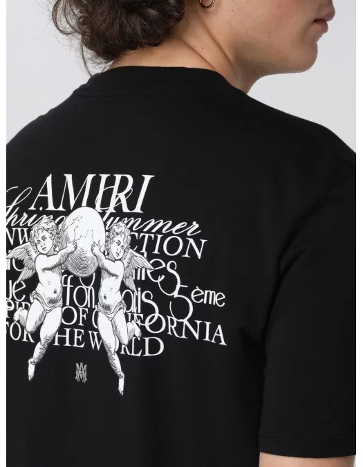 Tricou Amiri , Frontal Print, AMJYTE1027BLACK - AMJYTE1027BLACK