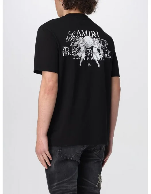 Tricou Amiri , Frontal Print, AMJYTE1027BLACK - AMJYTE1027BLACK Tricou Amiri , Frontal Print, AMJYTE1027BLACK - AMJYTE1027BLACK