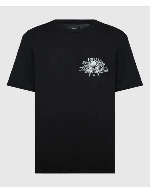 Tricou Amiri , Frontal Print, AMJYTE1027BLACK - AMJYTE1027BLACK Tricou Amiri , Frontal Print, AMJYTE1027BLACK - AMJYTE1027BLACK