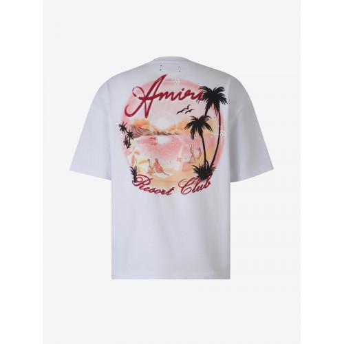 Tricou Amiri , Frontal Print, AMJYTE1058100 Tricou Amiri , Frontal Print, AMJYTE1058100