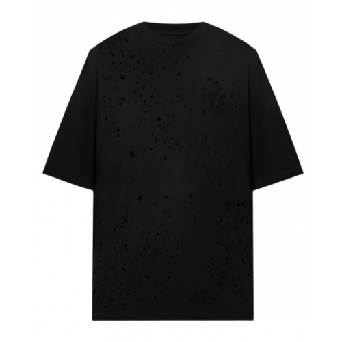 TRICOU AMIRI, Jersey Texture, Black TRICOU AMIRI, Jersey Texture, Black