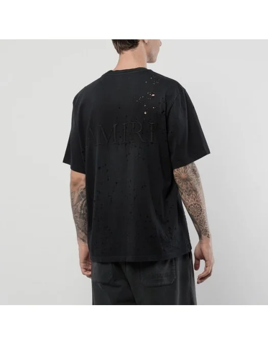 TRICOU AMIRI, Jersey Texture, Black - AMJYTE1059BLACK TRICOU AMIRI, Jersey Texture, Black - AMJYTE1059BLACK