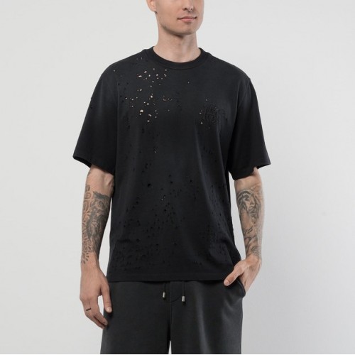 TRICOU AMIRI, Jersey Texture, Black TRICOU AMIRI, Jersey Texture, Black