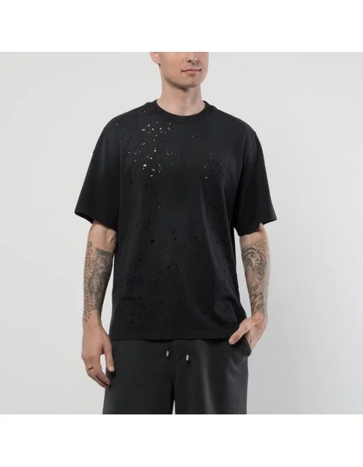 TRICOU AMIRI, Jersey Texture, Black - AMJYTE1059BLACK TRICOU AMIRI, Jersey Texture, Black - AMJYTE1059BLACK