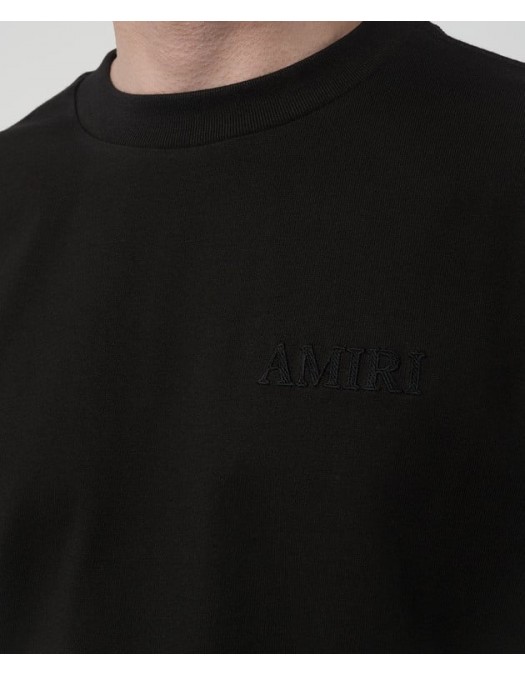 TRICOU AMIRI, Full Black, Logo Brodat - AMJYTE1061BLACK