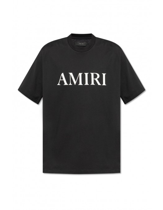 TRICOU AMIRI, Design Logo White, Black - AMJYTE1073BLACK