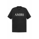 TRICOU AMIRI, Design Logo White, Black - AMJYTE1073BLACK