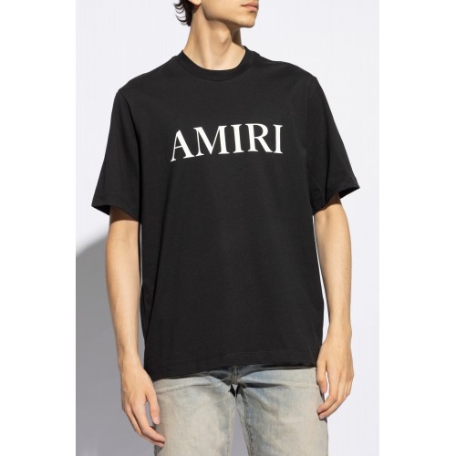 TRICOU AMIRI, Design Logo White, Black TRICOU AMIRI, Design Logo White, Black
